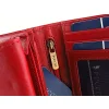 Portfel damski z logo PUCCINI MU1958 3 – detal i faktura skóry / PUCCINI MU1958 3 women’s wallet with PUCCINI logo – leather detail